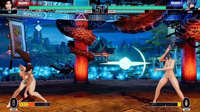 The King Of Fighters XV - Nude Mod (Mai Shiranui VS Leona)br. 
