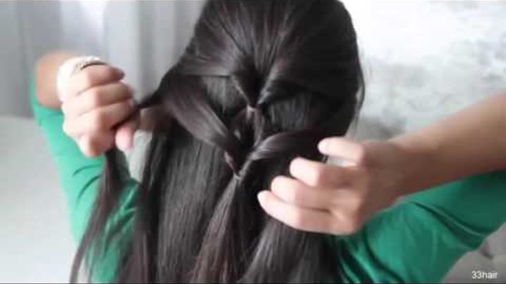 Pricheska Na Dlinnye Volosy Svoimi Rukami Na Kazhdyj Den Video Urok