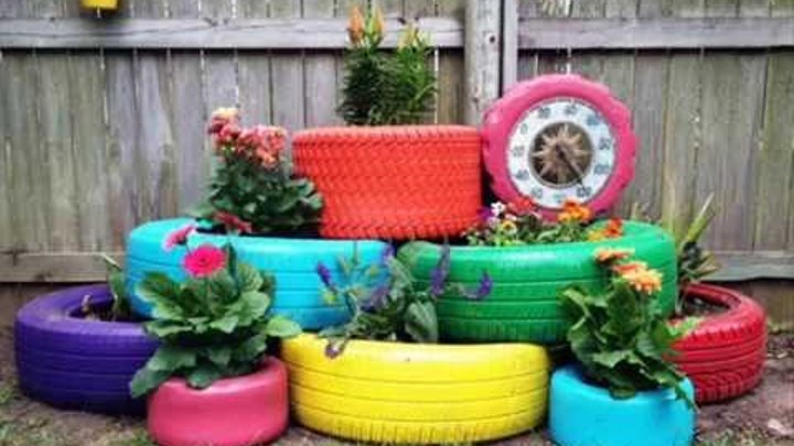 Gartenideen Mit Alten Autoreifen