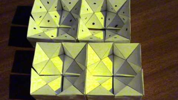 How to make an Origami Yoshimoto Cube by FK