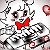 Mangle Love Golden Freddy and Discor