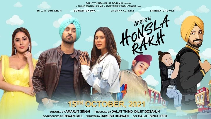 ⁣Honsla Rakh (2021) Punjabi Full Movie