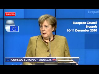 Consejo de la Unión Europea | Eventos del Día 2 de la Reunión (11 dic 2020) [en directo]