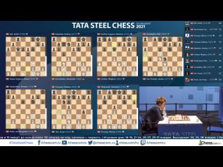 Tata Steel Chess 2021 Супертурнир в Вейк-ан-Зее 13 Тур