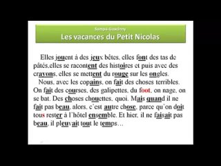 Французский язык. Уроки французского #8_ Учимся читать. Le petit Nicolas