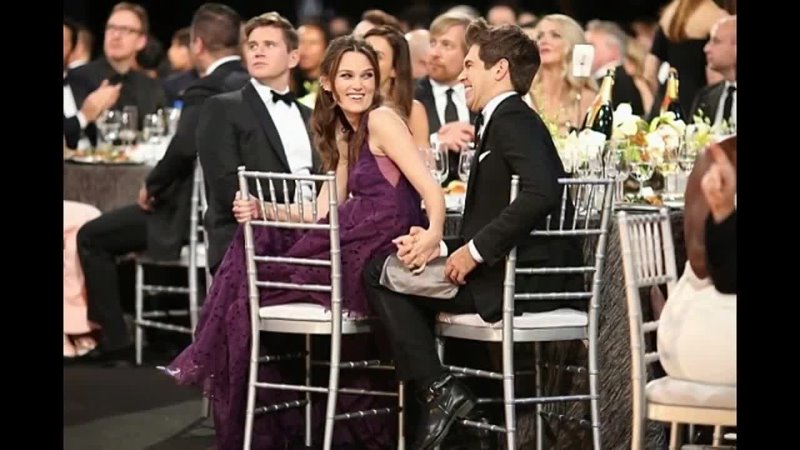 Pregnant Keira Knightley husband James Righton as they hold hands throughout the 2015 SAG Awards