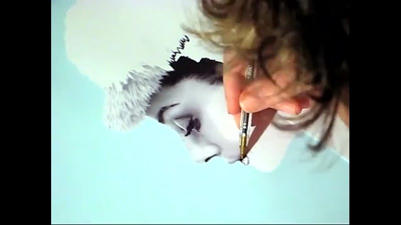 Audrey Hepburn - pen drawing (James Mylne)