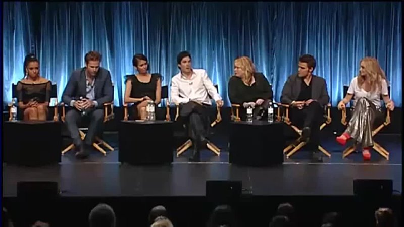 The Vampire Diaries Panel at 2012 Paley Fest Part
