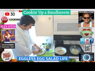 Cookin' Up a Smallstorm with Sofia & Alex - Lifeless Eggless Egg Salad #VeganLife