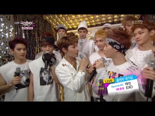 (130614)(HD) EXO - Interview - Wolf - No. 1 (First Win)