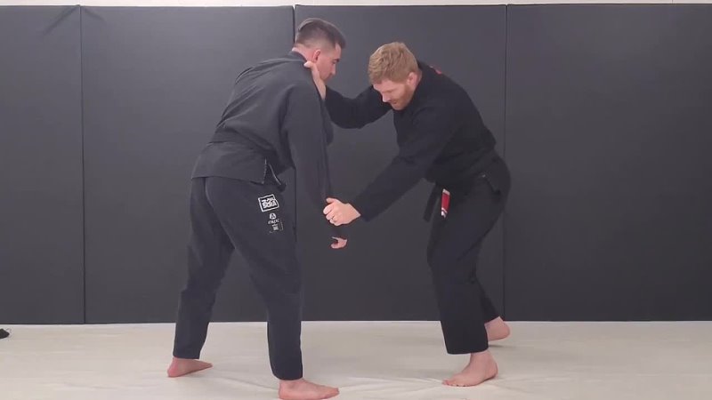 Cross Collar Ankle Pick BJJ