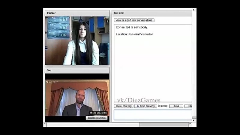 Statham in Chatroulette