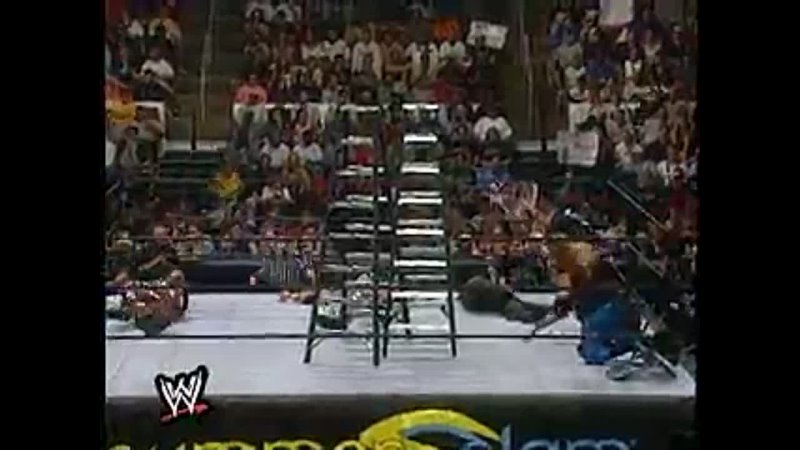 Edge Christian vs Bubba Ray D Von Dudley vs Hardy Boys WWe Tag Team Championship TLC Match( Summerslam