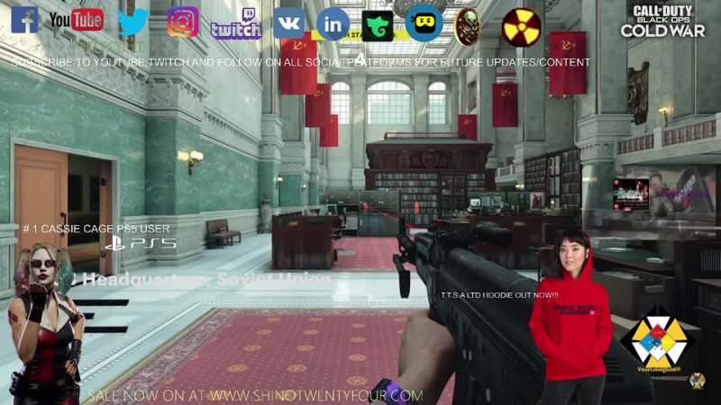 Call of Duty Cold War PS5: PS5 Gunfight Gang : LIVE ft, 1 Cassie user on