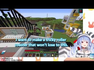 [OtakMori Translations - VTubers] 【Hololive】Pekora: Roller Coaster Of Fear ft. Moona & Pecoaster【Minecraft】【Eng Sub】