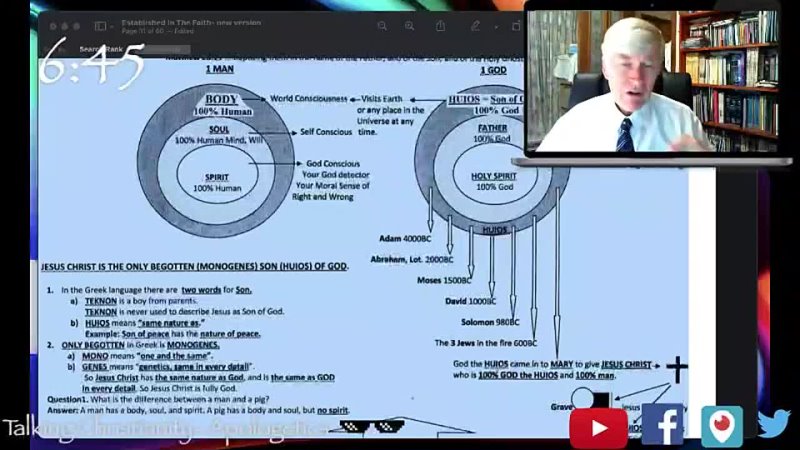 Is the God of the Bible Triune Trinity ( Keith Piper) vs Oneness ( Stacy