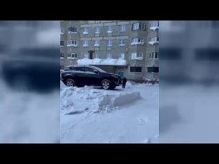 Снежная ловушка в Норильске