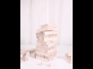 48 шт./компл. diy деревянные сборные строительные блоки игрушка для детей семейная игра домино штабелер экстракт строительные