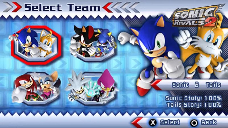 Sonic Rivals VS Sonic Rivals