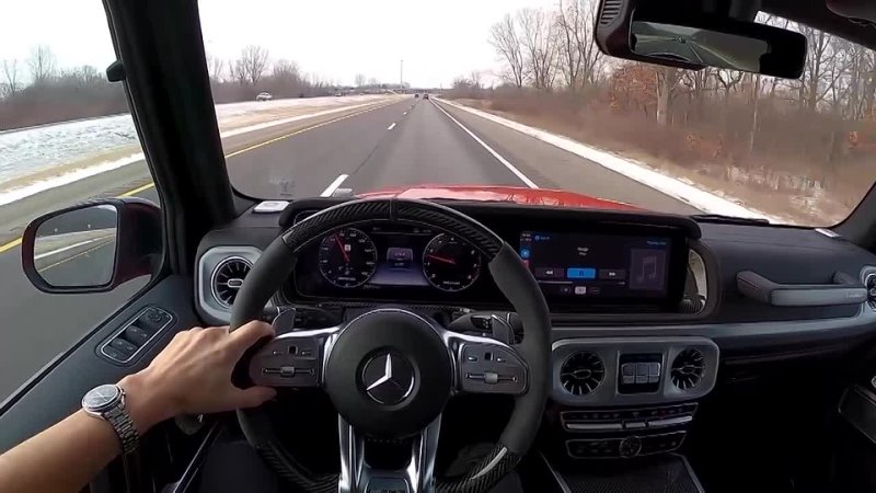 2020 Mercedes AMG G63 POV Driving