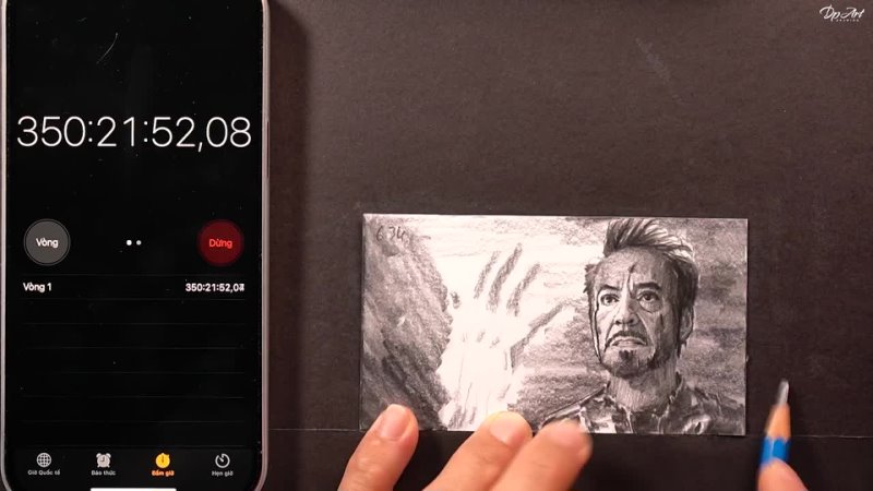 Thanos VS Iron Man - End Game FLIPBOOK - DP ART DRAWING