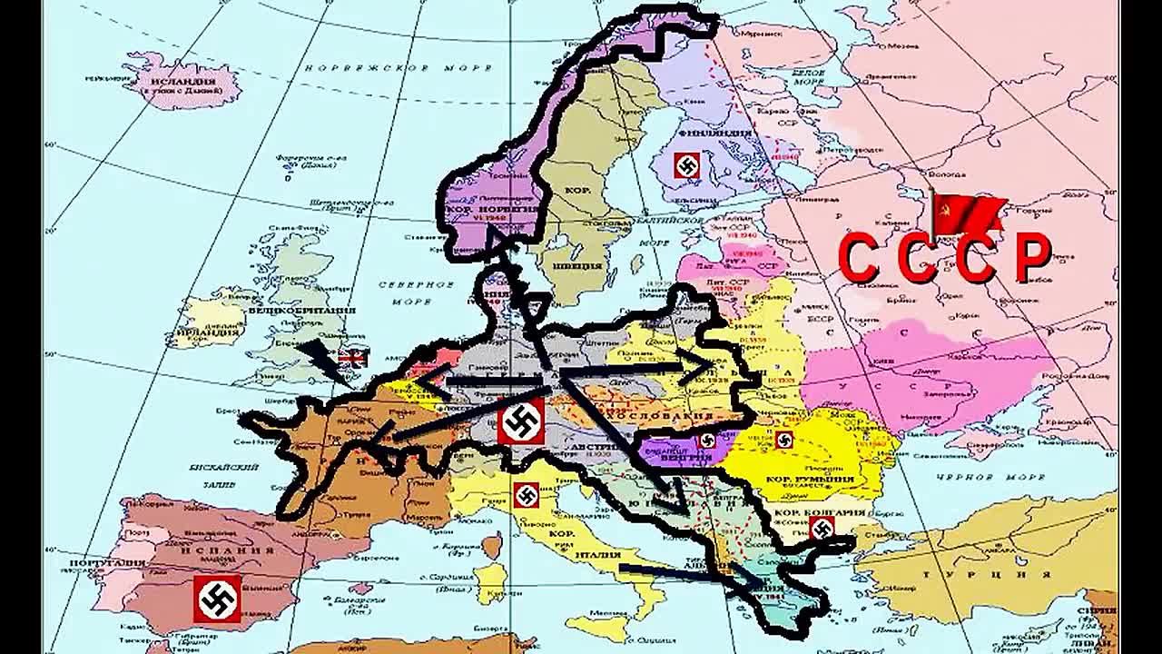 Какие государства были фашистскими. Карта Европы во время второй мировой войны. Карта Европы на начало второй мировой войны. Карта второй мировой войны 1939 Германии.