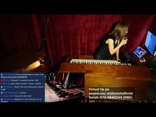 International women's day stream on the Hammond B3