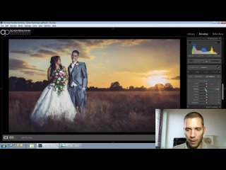 How It Was Shot  Edited 2 - Sunset Wedding Portrait