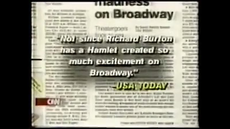 Ralph Fiennes and Tara Fitzgerald in Hamlet: Broadway 1994,