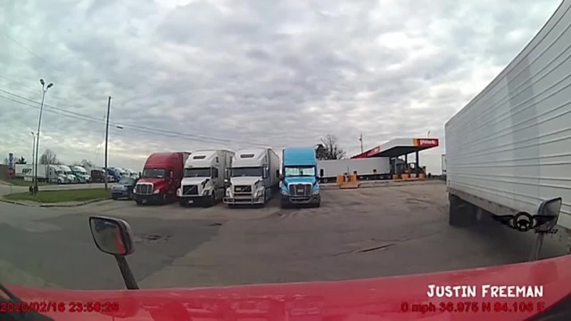 Bad Truck Driver Skills Truck Stop