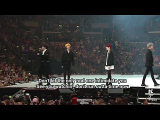 Youngjae singing I’m the one at 2017 kcon