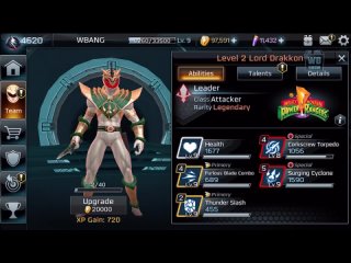 Power Rangers_ Legacy Wars - Red Ranger (Andros) VS Silver Ranger (Zhane)