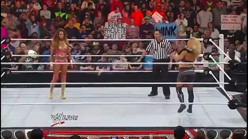 Beth Phoenix vs Eve Torres ( Raw Then Kane and John Cena