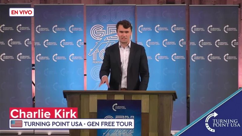 Turning Point USA Gen Free Tour con Charlie Kirk en Silicon Valley en