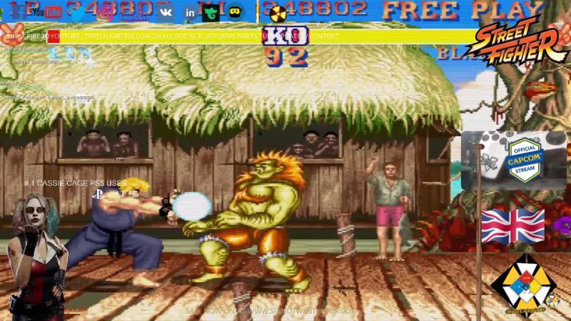 Street Fighter 30th Anniversary PS5 : Blue Ken Run : LIVE ft, 1 Cassie user on