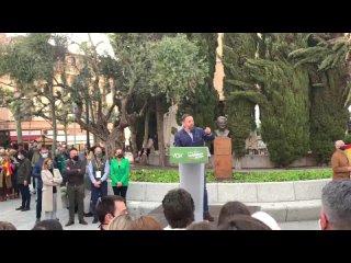 VOX · Mitin patriota con Santiago Abascal y Patricia Rueda en Las Rozas, Madrid (22 abril 2021)