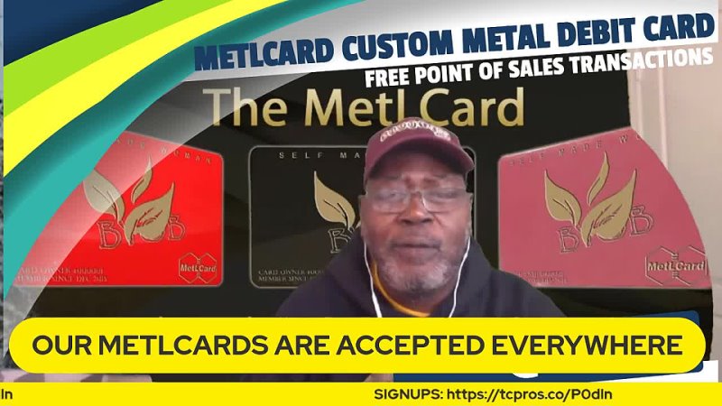 METLCARD CUSTOM METAL DEBIT CARD FREE POINT OF SALES TRANSACTIONS