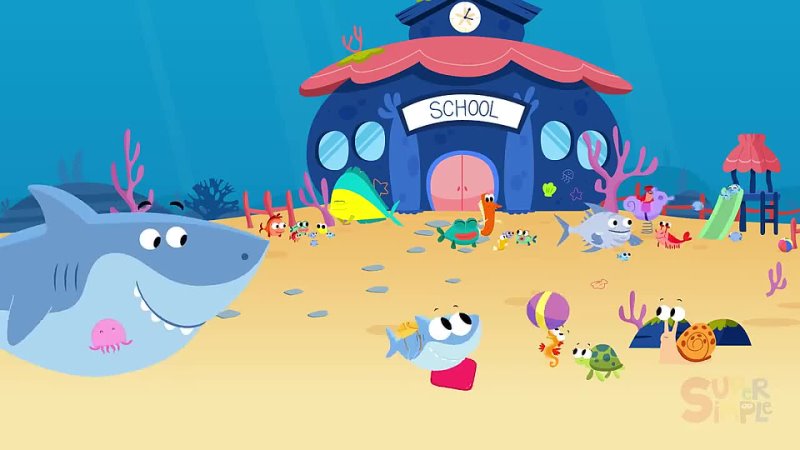 First Day Of School  Finny The Shark [Super SImple]