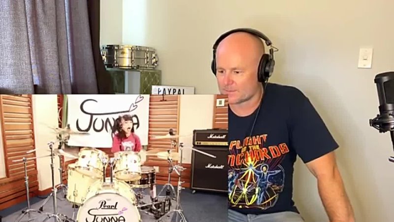 Drum Teacher Reacts: JUNNA, Through The Fire And Flames, Dragon Force Drum Cover (2021