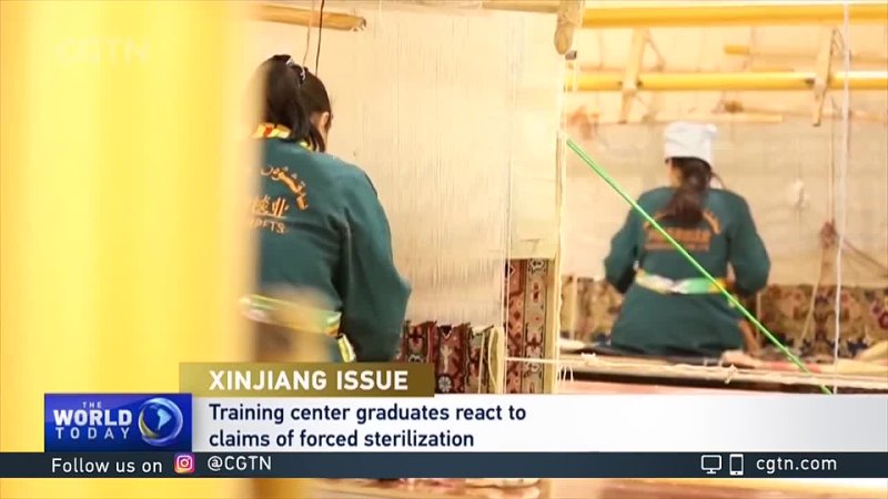 Xinjiang training center graduates react to claims of forced sterilization