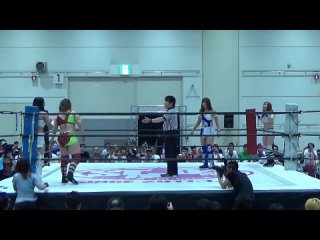 JKGReeeeN (Jungle Kyona & Momo Watanabe) vs. BY Ho (Kairi Hojo & Yoko Bito)