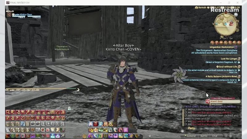 Final Fantasy XIV come back to play first time in live