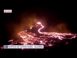 ISLANDIA  El volcn Fagradalsfjall entra en erupcin cerca de la capital (22-03-2021) en vivo
