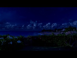 Ocean Waves Lullaby for Sleeping with Blue Nightlight - Ocean Sounds, 8 Hours