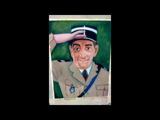 РИСУЮ ПОРТРЕТ ЛУИ ДЕ ФЮНЕСА (Louis de Funes)