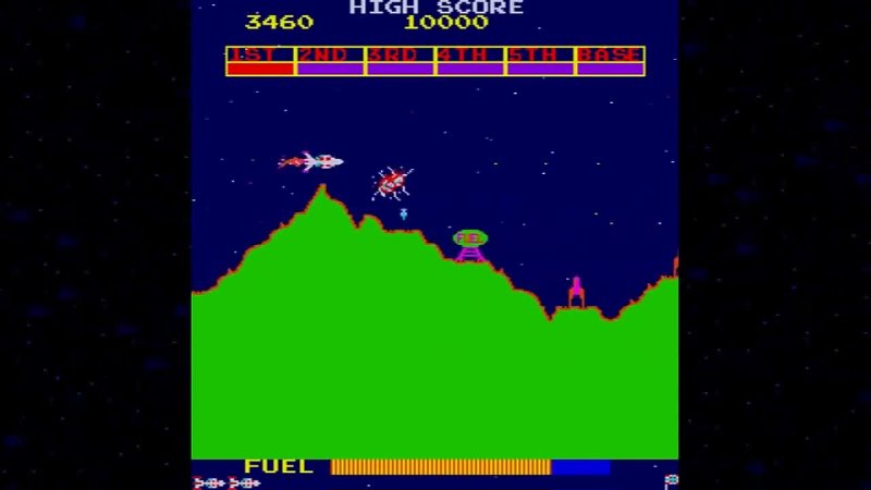 Scramble 1981 Konami Mame Retro Arcade Games