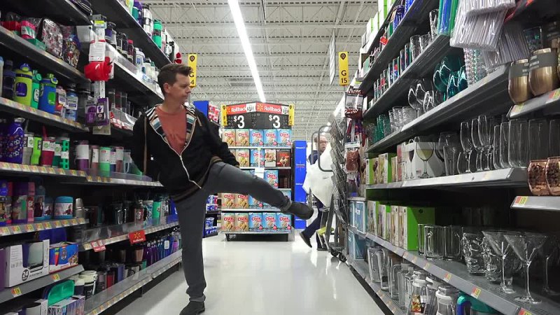 Jack Vale Films Farting on People at Walmart While LIFTING MY