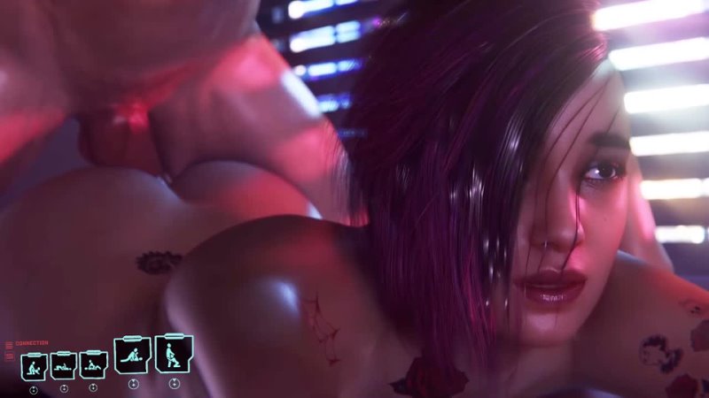 Cyberpunk 2077 Sex Episode Anal Sex with Judy Alvarez, 3 D Animated Game, , Cyberpunk, Judy