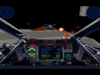 Star Wars X-Wing  Proving Ground  Level 8-10, Revisited (PC DOS) 1993, LucasArts