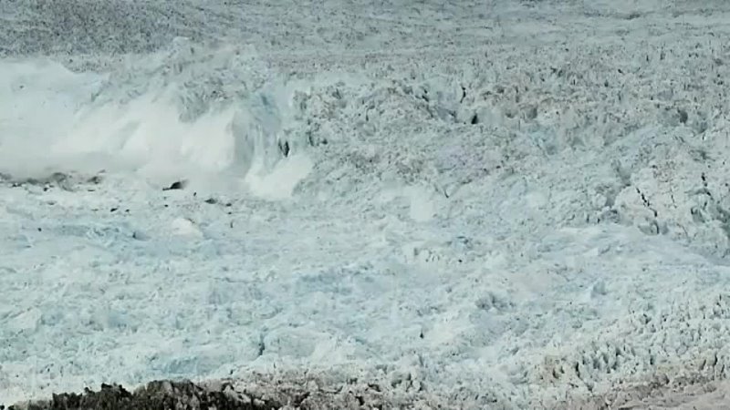 The largest glacier calving ever